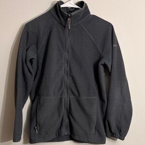 Colombia kids Gray Full-Zip Fleece Jacket size large